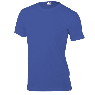Мужские футболки Topic кор.рукав 100% хб синие, синий, хлопок