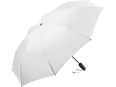 Зонт складной «Contrary» полуавтомат, белый, полиэстер