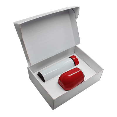 Набор Hot Box Duo CW (белый с красным), белый, металл, микрогофрокартон