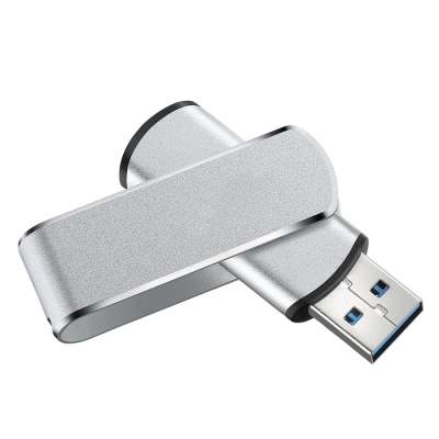 USB flash-карта 16Гб, алюминий, USB 3.0, серебристый, металл