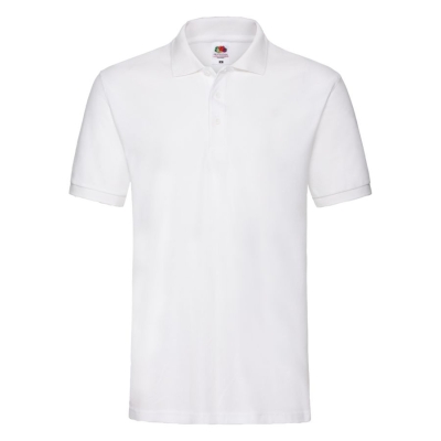 Рубашка поло мужская PREMIUM POLO, белый, L, 100% хлопок 170 г/м2, белый, хлопок 100%, плотность 170 г/м2