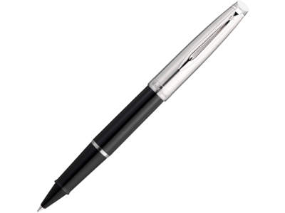 Ручка-роллер Embleme, черный, серебристый, металл