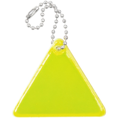 Светоотражатель Spare Care, треугольник, желтый неон, желтый