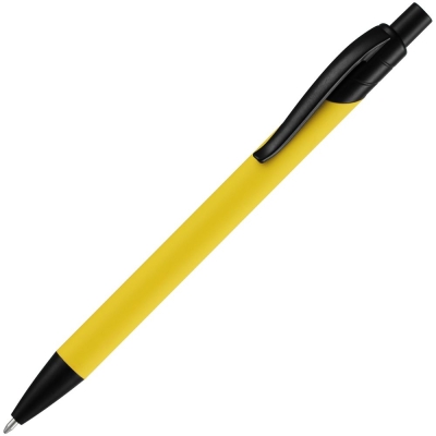 Ручка шариковая Undertone Black Soft Touch, желтая, желтый