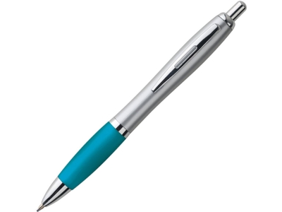 Шариковая ручка с зажимом из металла «SWING», голубой, пластик