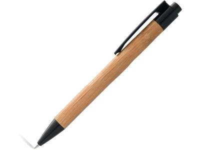 Ручка шариковая «Borneo», коричневый, черный, пластик, бамбук