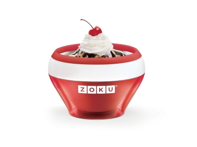 Мороженица Zoku «Ice Cream Maker», красный, металл, полипропилен