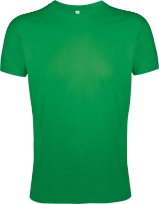 Футболка мужская Regent Fit 150, ярко-зеленая, зеленый, хлопок