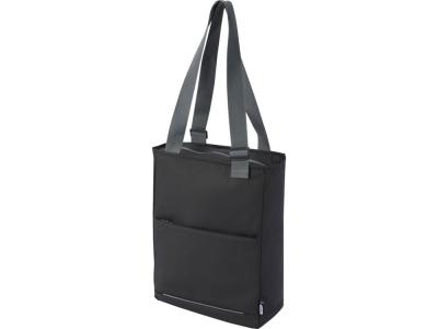 Водонепроницаемая эко-сумка «Aqua» для ноутбука 14'', черный, полиэстер
