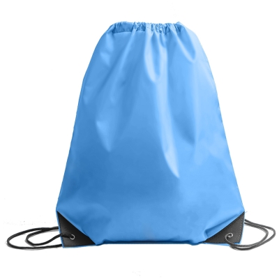 Рюкзак мешок с укреплёнными уголками BY DAY, голубой, 35*41 см, полиэстер 210D, голубой, 100% полиэстер, 210d