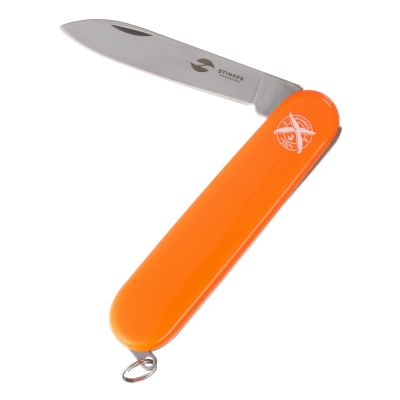 Нож перочинный Stinger, 90 мм, 2 функции, материал рукояти: АБС-пластик (оранжевый), оранжевый, пластик