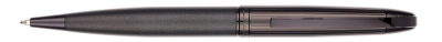 Ручка шариковая Pierre Cardin NOUVELLE, цвет - черненая сталь и антрацитовый. Упаковка E., серый, латунь