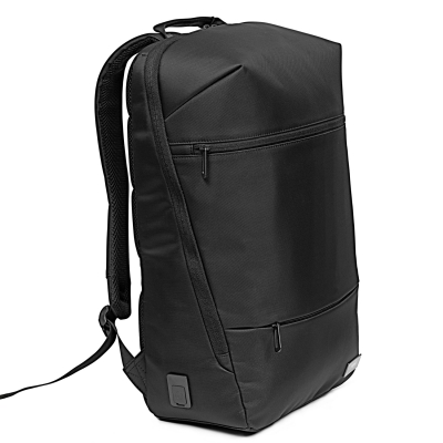 Бизнес рюкзак Taller  с USB разъемом, черный, черный