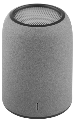 Беспроводная колонка Uniscend Grinder, серая, серый, корпус - пластик, покрытие имитирующее камень; решетка - металл