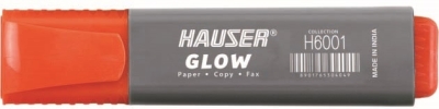 Текстовыделитель Hauser Glow, цвет оранжевый, оранжевый, пластик