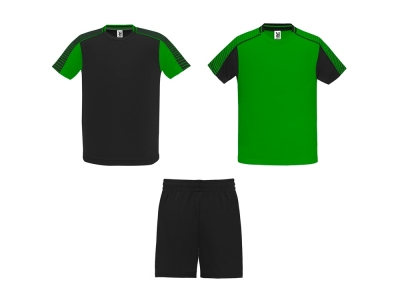 Спортивный костюм «Juve», унисекс, черный, зеленый, полиэстер
