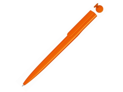 Ручка шариковая из переработанного пластика «Recycled Pet Pen switch», оранжевый, пластик