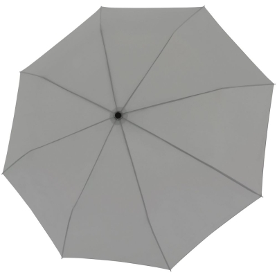 Зонт складной Trend Mini, серый, серый, ручка - пластик; купол - эпонж; каркас - сталь