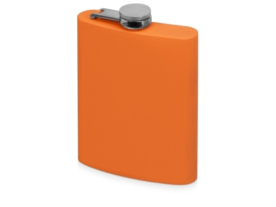 Фляжка «Remarque» soft-touch, оранжевый, металл