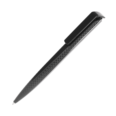 Ручка шариковая TRIAS CARBON, черный, пластик