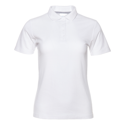 Рубашка поло женская STAN хлопок/полиэстер 185, 104W, Белый, белый, 185 гр/м2, хлопок