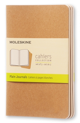 Блокнот Moleskine CAHIER JOURNAL QP413 Pocket 90x140мм обложка картон 64стр. нелинованный бежевый (3шт) Блокнот Moleskine CAHIER JOURNAL QP413 Pocket 90x140мм обложка картон 64стр. нелинованный бежевый (3шт)