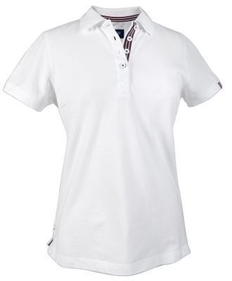 Рубашка поло женская Avon Ladies, белая, белый, пике; хлопок 100%, плотность 240 г/м²