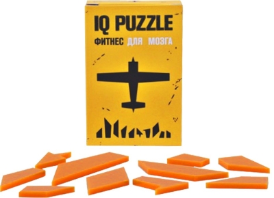 Головоломка IQ Puzzle, самолет, оргстекло