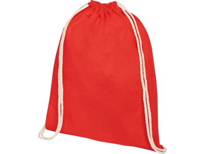 Рюкзак со шнурком «Oregon», красный, хлопок