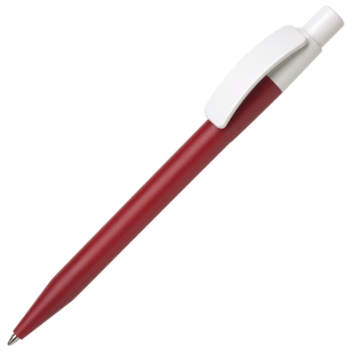 Ручка шариковая PIXEL, красный, непрозрачный пластик, красный, пластик