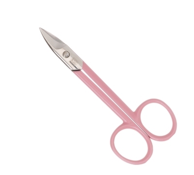 Ножницы Dewal Beauty для педикюра 10 см, розовый, розовый