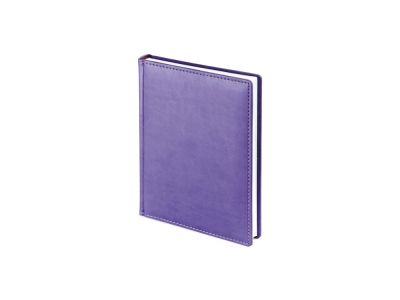 Ежедневник недатированный А6+ «Velvet», фиолетовый, кожзам, soft touch