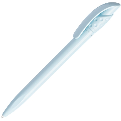 GOLF SAFE TOUCH, ручка шариковая, светло-голубой, антибактериальный пластик, голубой, пластик