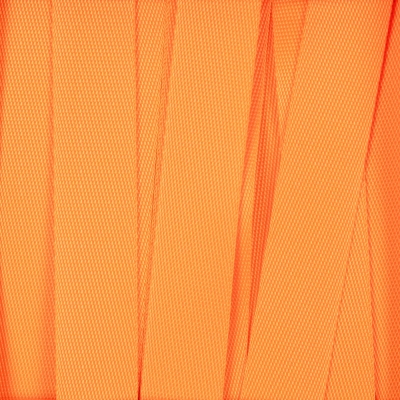 Стропа текстильная Fune 20 S, оранжевый неон, 10 см, оранжевый, полиэстер