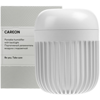 Переносной увлажнитель-ароматизатор с подсветкой PH11, белый, белый, пластик