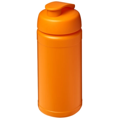 Спортивная бутылка Baseline® Plus объемом 500 мл с откидывающейся крышкой, оранжевый