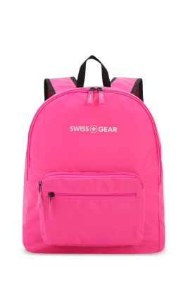 Рюкзак SWISSGEAR складной, розовый, полиэстер, 33,5х15,5x40 см, 21 л, розовый