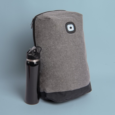Набор подарочный CITYWALK: рюкзак, бутылка для воды, черный, несколько материалов