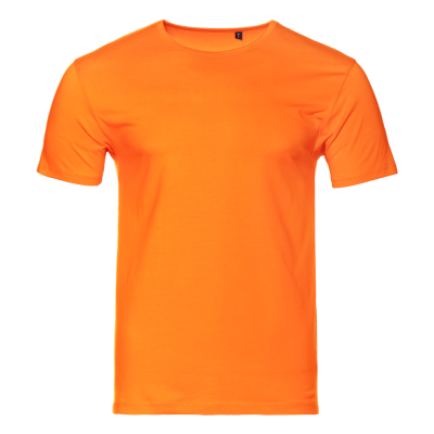 Футболка мужская STAN хлопок/эластан  180,37, Оранжевый, оранжевый, 180 гр/м2, эластан, хлопок