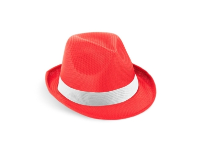 Шляпа «MANOLO POLI», красный, пластик, силикон
