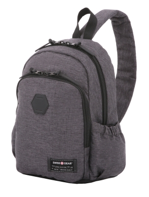 Рюкзак SWISSGEAR 13'', cерый, ткань Grey Heather/ полиэстер 600D PU , 25х14х35 см, 12 л, серый