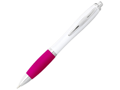 Ручка пластиковая шариковая «Nash», белый, розовый, пластик
