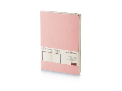Ежедневник недатированный А5 «Megapolis Flex», розовый, кожзам