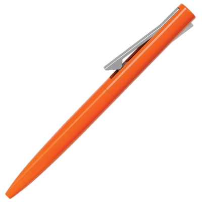 SAMURAI, ручка шариковая, оранжевый/серый, металл, пластик, оранжевый, серый, металл (низ корпуса, клип), пластик (верх корпуса)