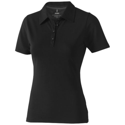 Markham женская эластичная футболка-поло с коротким рукавом, серый