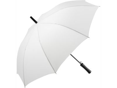 Зонт-трость «Resist» с повышенной стойкостью к порывам ветра, белый, полиэстер