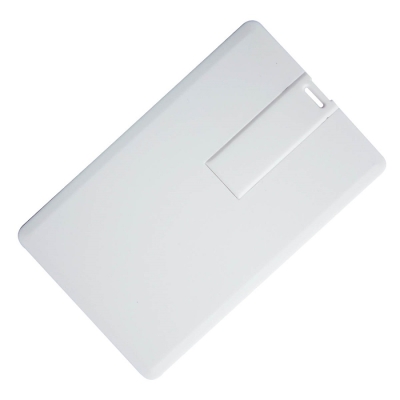 USB flash-карта 8Гб, пластик, USB 3.0, белый, пластик