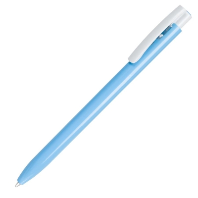 ELLE, ручка шариковая, голубой/белый, пластик, голубой, белый, пластик