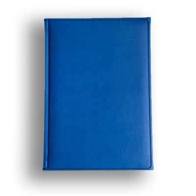 Ежедневник Print, светло-синий, кожзам, картон