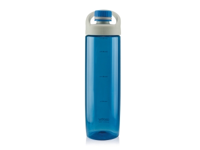 Бутылка для воды «ADVENTURER», голубой, пластик
